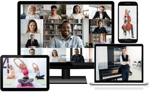 Watch live classes on laptop, tablet, smart TV and mobile